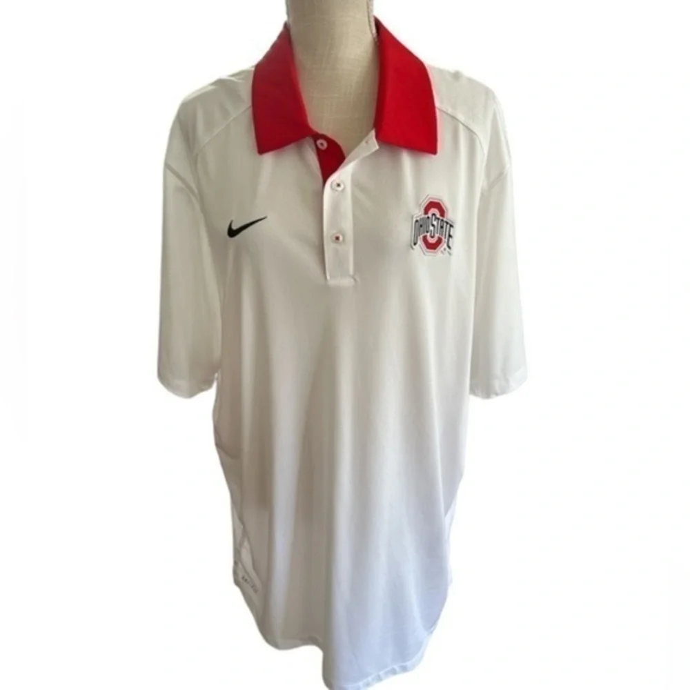 Nike‎ Ohio State polo shirt. Size 2X Dri  Fit material.​